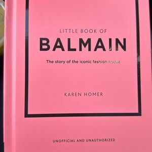 Balmain Little book of fashion art design coffee table classic new gift